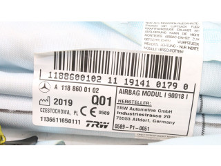 Боковая подушка безопасности A1188600102   Mercedes-Benz CLA C118 X118