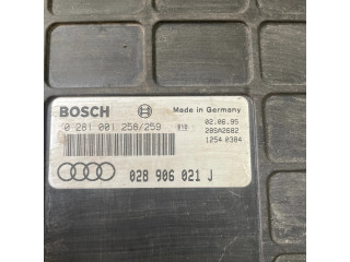 Блок управления двигателя 028906021J, 0281001258   Audi A6 S6 C4 4A