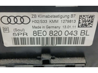 Блок управления климат-контролем 8E0820043BL, 1279813   Seat Exeo (3R)