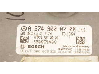 Řídící jednotka A2749000700, 0261S06039   Mercedes-Benz C W204 2013