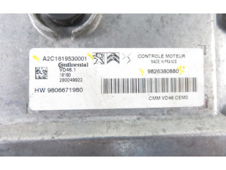 Řídící jednotka 9826380880, A2C1619530001   Peugeot 5008 2018