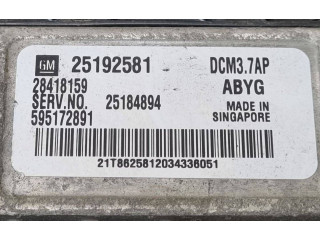 Řídící jednotka 25184894, 25192581   Opel Antara 2015