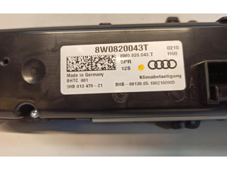 Блок управления климат-контролем 8W0820043T   Audi A5