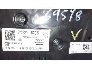 Панель приборов 8V0920870B, A2C53440923   Audi A3 S3 8V       