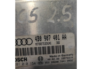 Блок управления двигателя 4B0907401AA, 28RTE610   Audi A6 S6 C5 4B