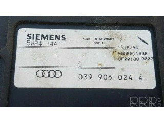 Блок управления двигателя 039906024A, 5WP4144   Audi 80 90 S2 B4