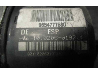 Jednotka ABS 9654777580, ATE   Peugeot 1007 2005