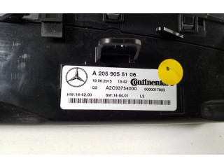 Модуль блока управления кондиционером A2059055106, A2059059213   Mercedes-Benz C W205