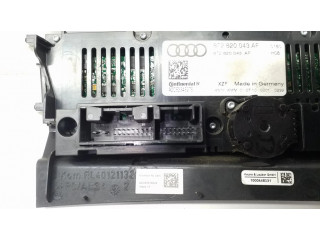 Блок управления климат-контролем 8T2820043AF   Audi A4 S4 B8 8K