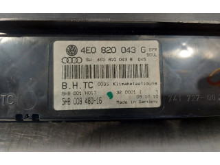 Блок управления климат-контролем 4E0820043G   Audi A8 S8 D3 4E