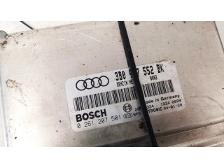 Блок управления двигателя 3b0907552bk, 0261207501   Audi A6 S6 C5 4B