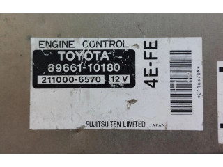 Блок управления двигателя 89661-10180, 211000-6570   Toyota Starlet (P90) V