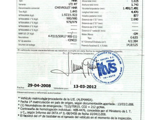 Задний фонарь  15212303, ANTINIEBLAS    Chevrolet HHR   