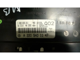 Přístrojová deska  Mercedes-Benz S W220 2003 0263605211, A2205401147  
