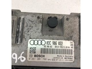 Блок управления двигателем Блок управления 03C906022, 0261201786   Audi A3 S3 8P