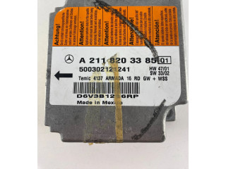 Блок подушек безопасности A2118203385   Mercedes-Benz E W211