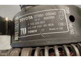 Генератор 2706003040, 0123325003   Toyota Carina T190      