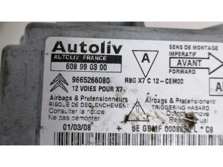 Блок подушек безопасности 9665266080, 608990300   Citroen C5