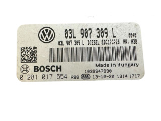 Řídící jednotka 03L907309L, 0281017554   Volkswagen Transporter - Caravelle T6 2017