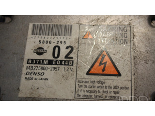 Блок управления двигателя B371MEQ44B, MB2758002957   Nissan X-Trail T30