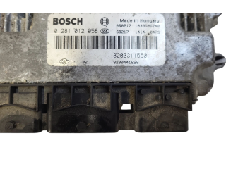 Блок управления двигателя 0281012058, 8200311550   Renault Espace IV