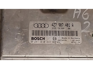 Блок управления двигателя 4Z7907401A, 0281010445   Audi A4 S4 B6 8E 8H