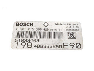 Řídící jednotka 0281015560, 51833403   Fiat Bravo 2009