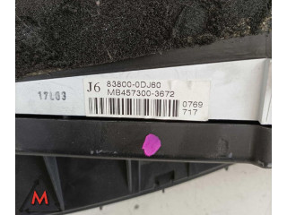 Přístrojová deska  Toyota Yaris 2005 83800, MB457300-3672  