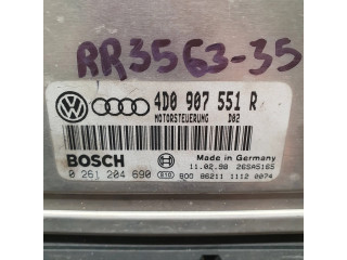 Блок управления двигателя 4D0907551R, 0261204690   Audi A6 S6 C5 4B