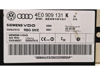 Блок управления 4E0909131K, 4E0910131   Audi A8 S8 D3 4E