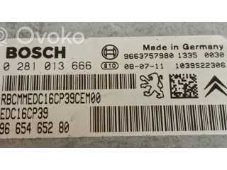 Řídící jednotka 9663757980, 0281013666   Citroen C-Crosser 2010