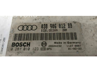 Блок управления двигателя 038906012BB, 0281010123   Audi A3 S3 8L