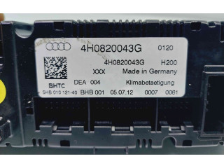 Блок управления климат-контролем 4H0820043G   Audi A8 S8 D4 4H