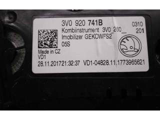Přístrojová deska  Skoda Superb B8 (3V) 2018 3V0920741B, A2C53427456  