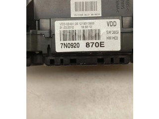Přístrojová deska  Volkswagen Sharan 2012 7N0920870E, MRP00401  