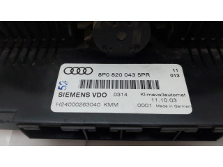 Блок управления климат-контролем 8P0820043   Audi A3 S3 8L