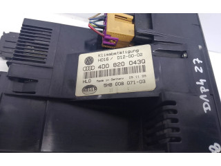 Блок управления климат-контролем 4D0820043Q   Audi A8 S8 D2 4D