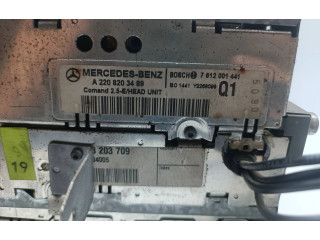 Турбина Радио/ проигрыватель CD/DVD / навигация Mercedes-Benz S W220  A2208203489, 7612001441         