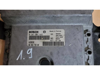 Блок управления двигателя 9626373980, 0281001442   Peugeot 806