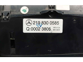 Блок управления климат-контролем 2198300285, A2198300285   Mercedes-Benz CLS C219