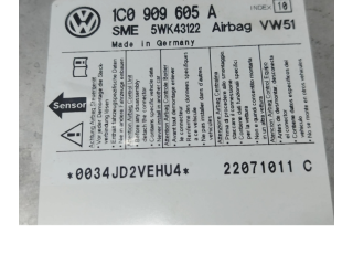 Блок подушек безопасности 1C0909605A, 5WK43122   Volkswagen Transporter - Caravelle T5