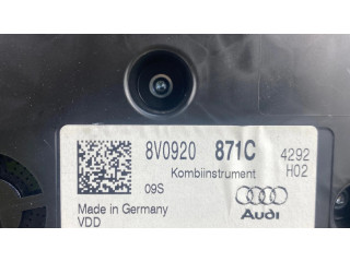 Панель приборов 8V0920871C, 178160KM   Audi A3 S3 8V       