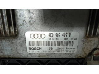 Блок управления двигателя 4E0907409B, CENTRALITAMOTORUCE   Audi A8 S8 D3 4E