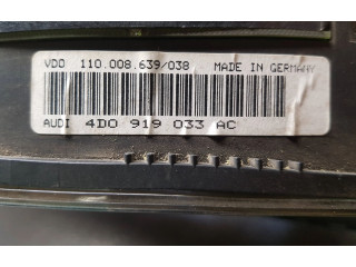 Přístrojová deska  Audi A8 S8 D2 4D 1998 4D0919033AC, 110008639  
