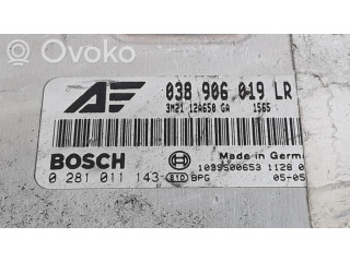 Блок управления двигателя 0281011143, 038906019LR   Ford Galaxy