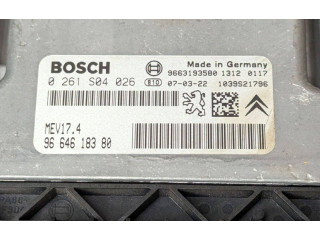 Комплект блоков управления 0261S04026, 9664618380   Peugeot 207 CC
