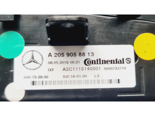 Блок управления климат-контролем A2059058813   Mercedes-Benz GLC X253 C253