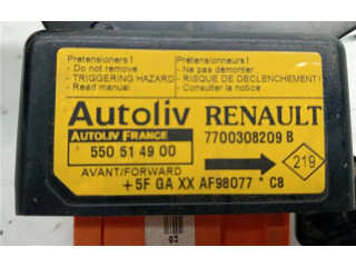 Блок подушек безопасности 550514900, 0090019   Renault Kangoo I