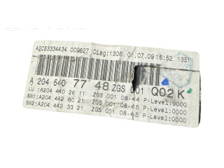 Přístrojová deska  Mercedes-Benz C W204 2008 A2045407748, A2044423021  