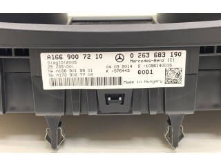 Панель приборов A1669007210, 0263683190   Mercedes-Benz GL X166       